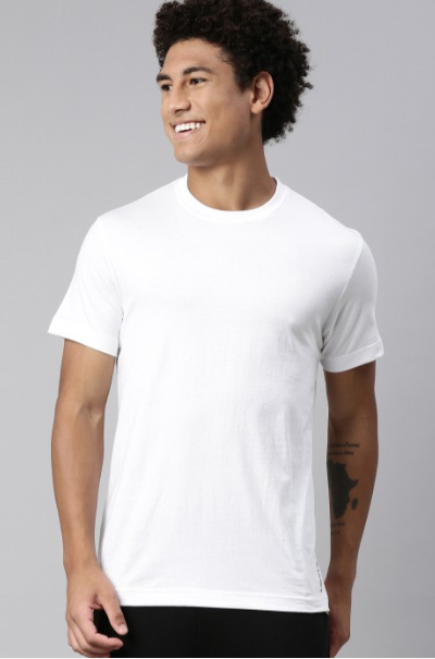 Men Soft Pure Cotton Round Neck Half Sleeve Tshirt