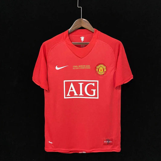 Manchester United 07/08 Red Retro Jersey