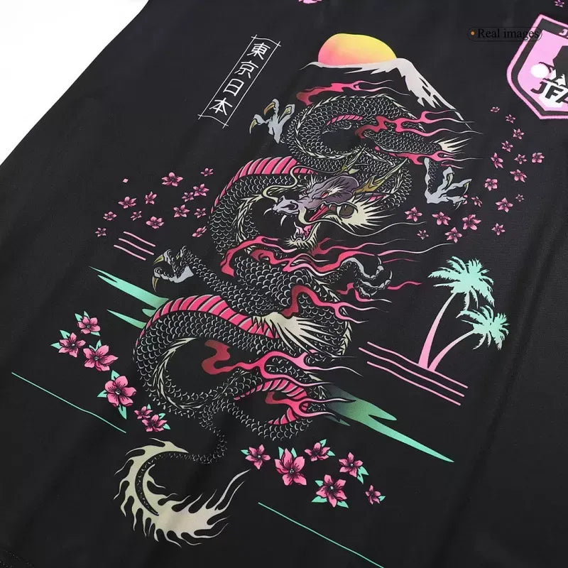 Japan Black and Pink Dragon SE Jersey