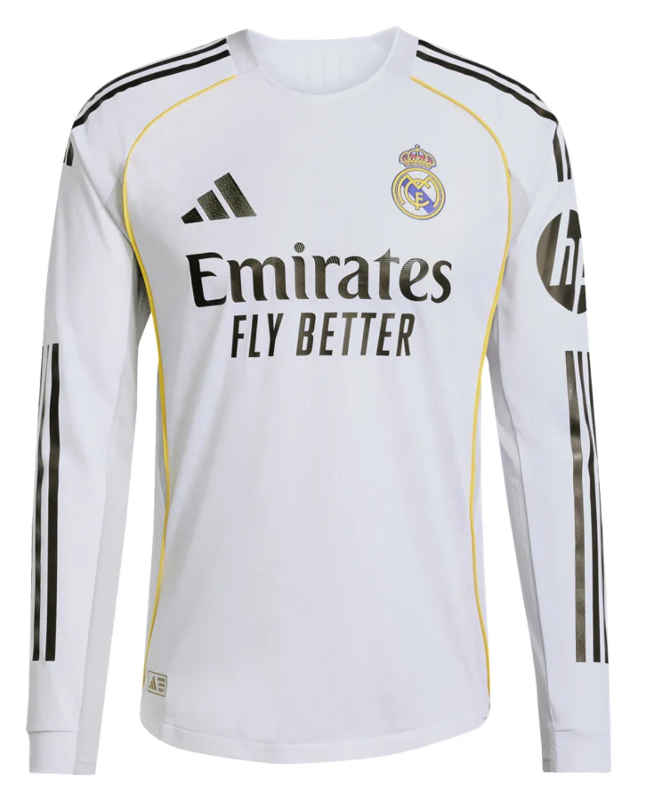 Real Madrid 25/26 Home Long sleeve