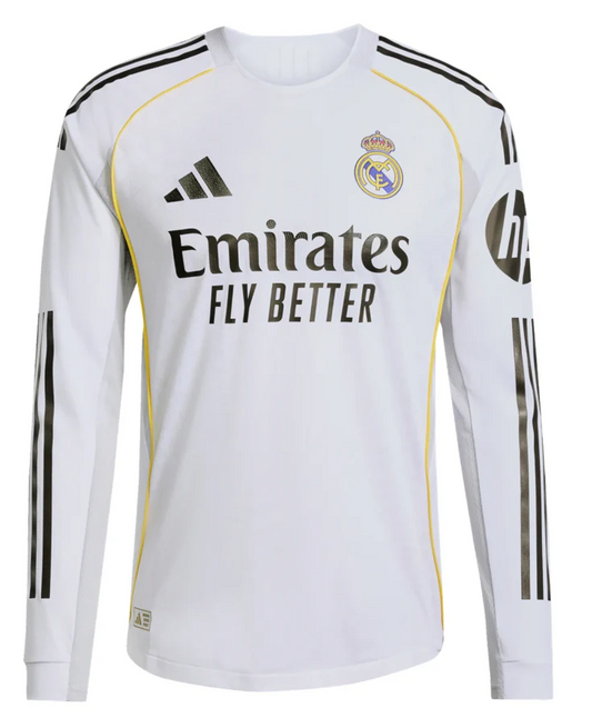 Real Madrid 25/26 Home Long sleeve